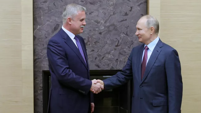 Владимир Путин и Станислав Зась