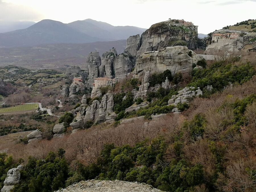 Греция, Метеоры, монастыри на скалах