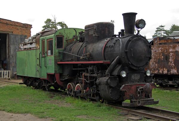 Паровоз в Переславском железнодорожном музее