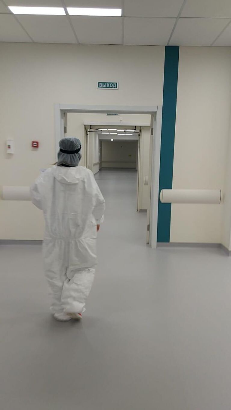 Больница для пациентов с подозрением на коронавирус в московской Коммунарке Больница для пациентов с подозрением на коронавирус в московской Коммунарке