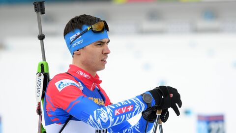 Биатлонист Никита Поршнев