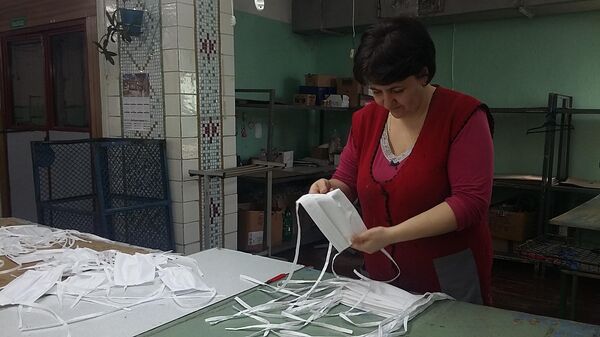 Производство многоразовых масок для защиты от коронавируса городе Алчевск, ЛНР