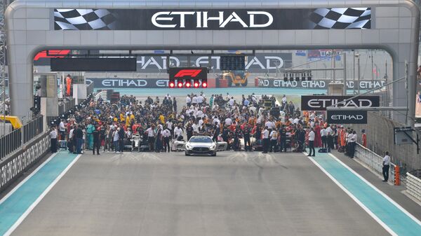 Стартовая решетка на этапе Гран-при Абу-Даби Формулы-1
