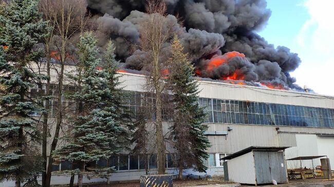 Пожар на алюминиевом заводе в Московской области. 21 марта 2020