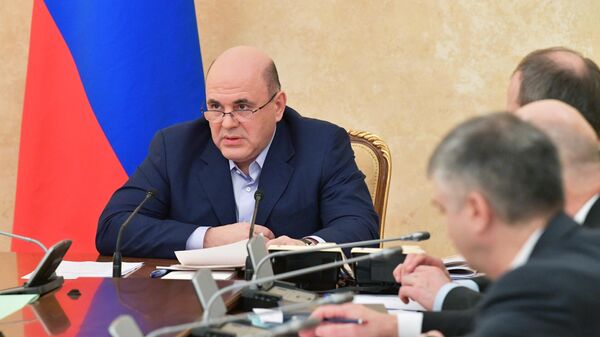 Председатель правительства РФ Михаил Мишустин проводит совещание по экономическим вопросам в Доме правительства РФ