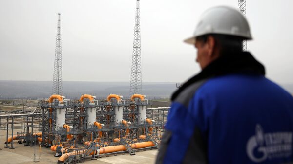 Компрессорная станция Казачья, входящая в систему газопроводов для обеспечения поставок газа для Турецкого потока