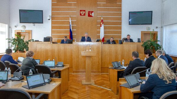 Заседание Законодательного собрания Вологодской области