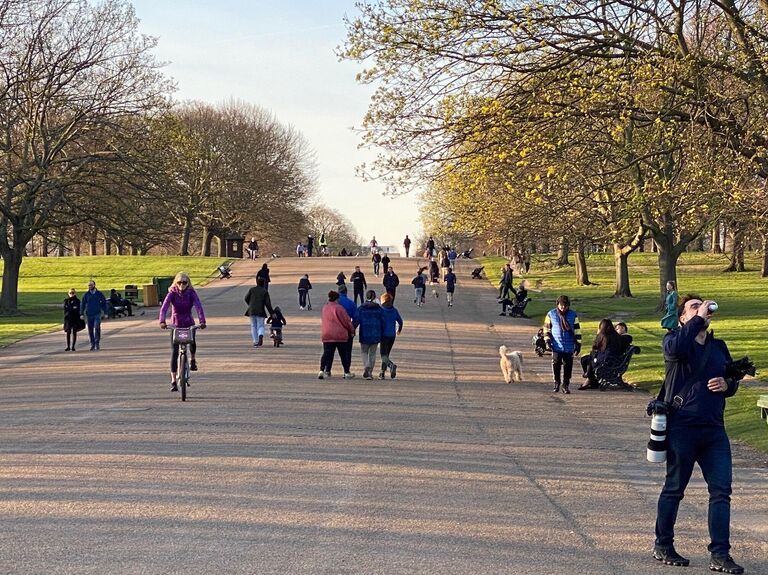 Первый день карантина в Лондоне Первый день карантина в Лондоне