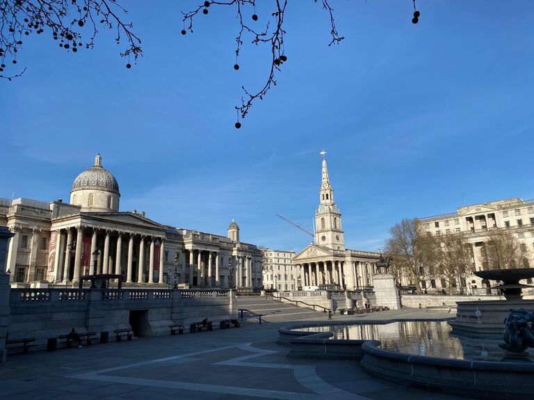 Первый день карантина в Лондоне Первый день карантина в Лондоне