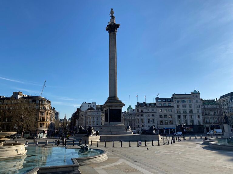 Первый день карантина в Лондоне Первый день карантина в Лондоне