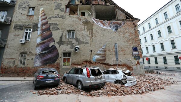 Последствия землетрясения в Загребе, Хорватия