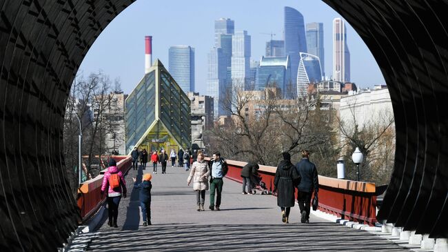 Теплая погода в Москве