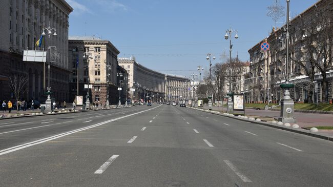 Улица Крещатик в Киеве