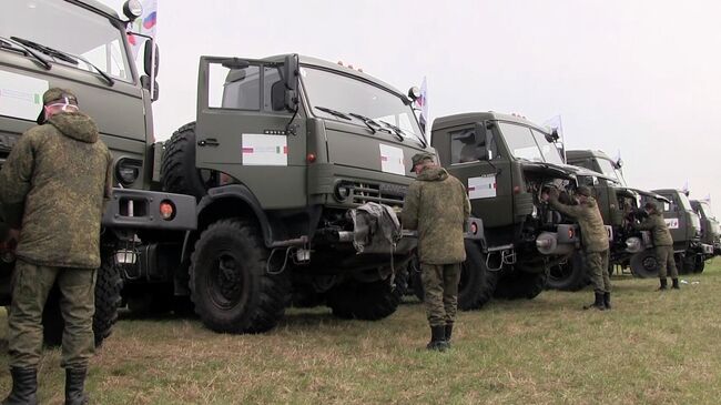 Российские военные специалисты приступили к работе в Бергамо