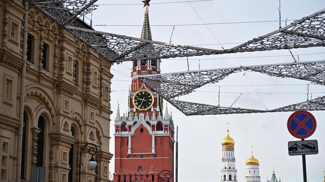 Спасская башня Московского Кремля