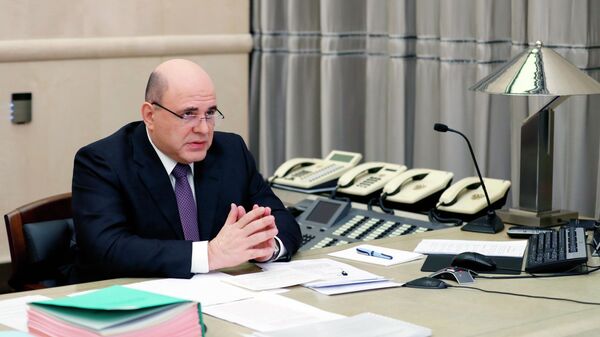 Премьер-министр РФ Михаил Мишустин провел заседание правительства РФ в режиме видеоконференции