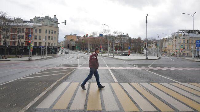 Москва во время режима самоизоляции жителей