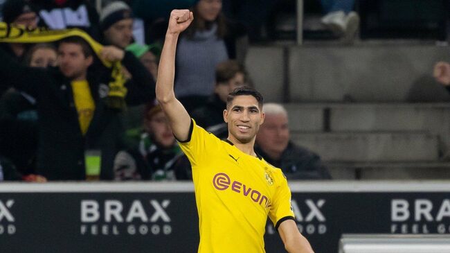 Защитник дортмундской Боруссии Ашраф Хакими