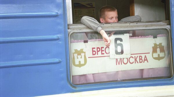 Поезд Москва-Брест. Белорусский вокзал
