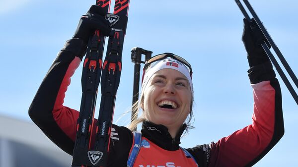 Шестикратная чемпионка мира по биатлону в эстафетах норвежка Сюнневе Сулемдал
