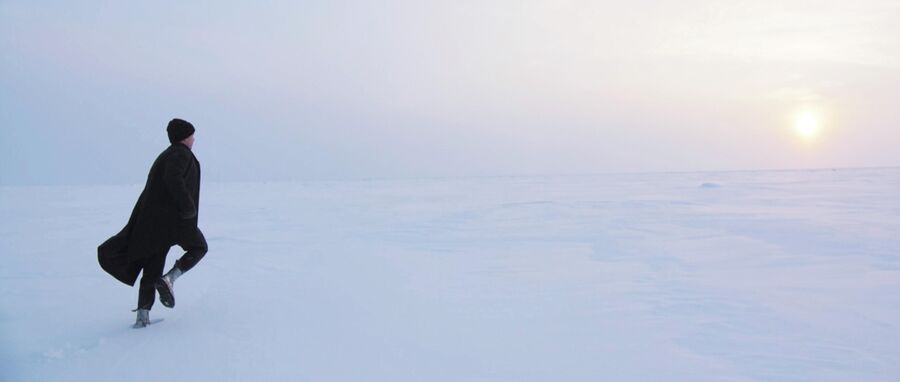 Митя Фомин на съемках видеоклипа в Арктике