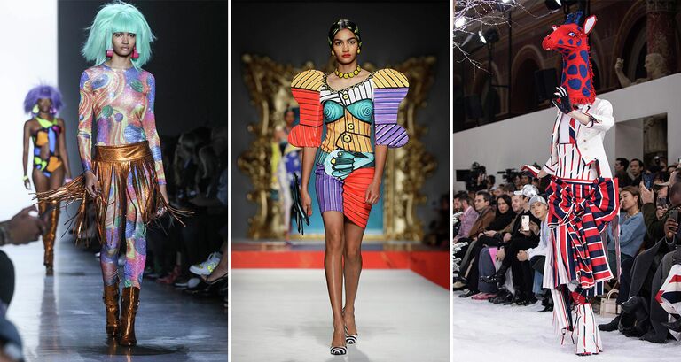Показ коллекции Jeremy Scott, Moschino и Thom Browne Показ коллекции Jeremy Scott, Moschino и Thom Browne