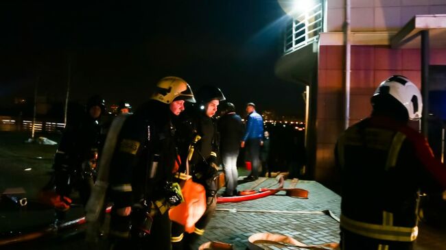 Пожар в доме престарелых в Москве