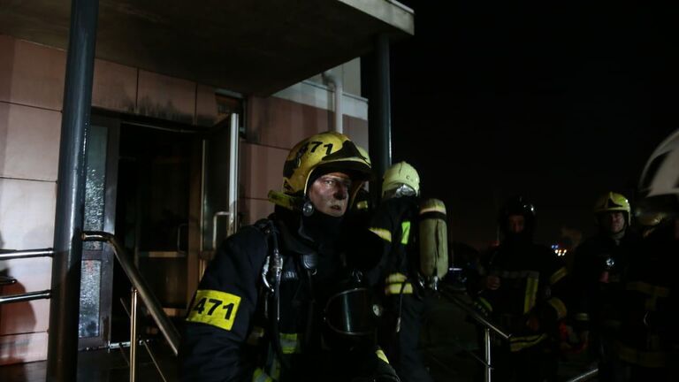 Пожар в доме престарелых в Москве