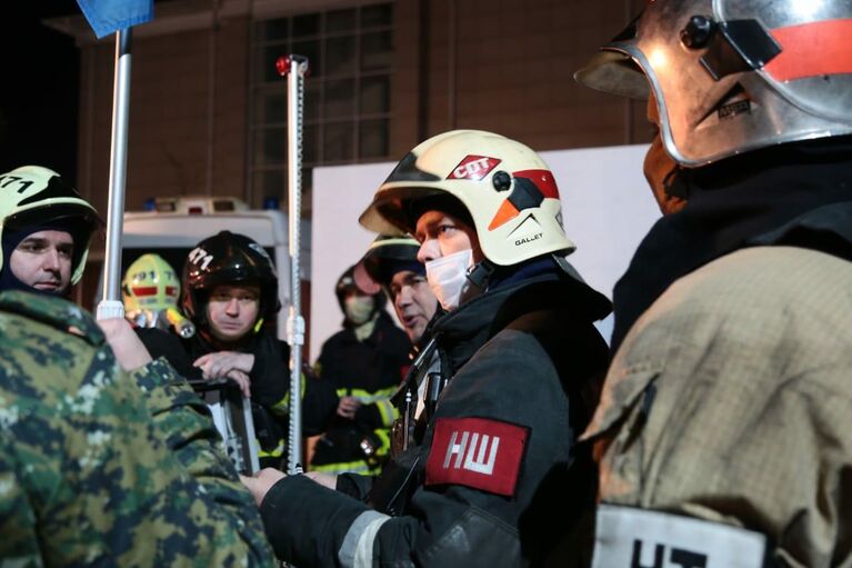 Пожар в доме престарелых в Москве