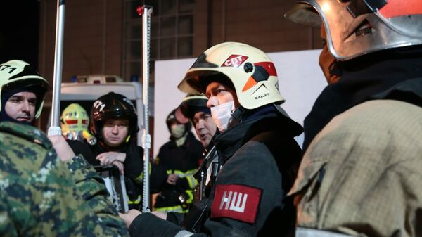 Пожар в доме престарелых в Москве