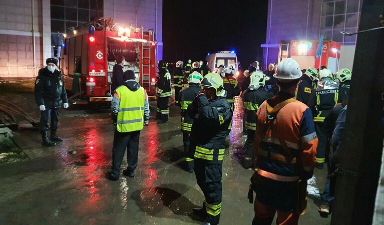 Пожар в доме престарелых в Москве