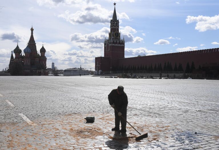 Москва во время режима самоизоляции жителей