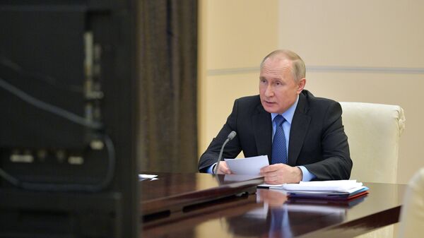 Президент РФ Владимир Путин проводит заседание комиссии по вопросам военно-технического сотрудничества с иностранными государствами