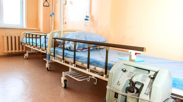 Одна из палат госпиталя ветеранов войн в Иркутске, который перепрофилируют для лечения пациентов с коронавирусной инфекцией