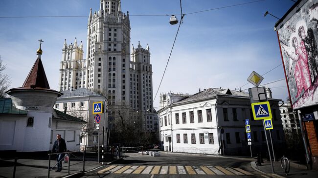 Москва во время режима самоизоляции жителей