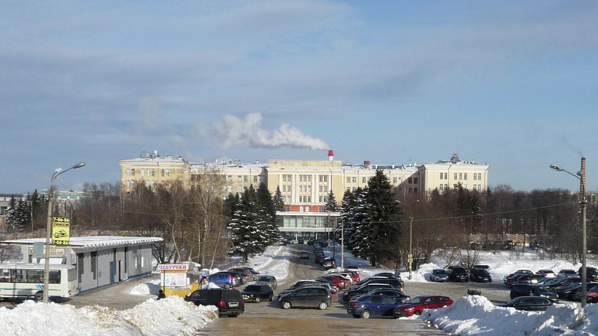 Вид на предприятие Исток и привокзальную площадь города Фрязино - РИА Новости, 1920, 08.03.2023