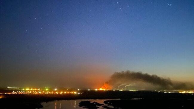 Пожар в ИК-15 в Ангарске, Иркутская область 