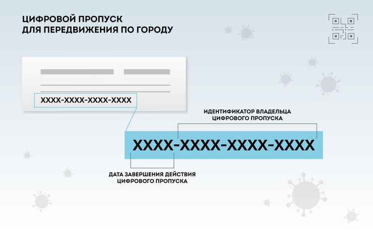 Цифровой пропуск для передвижения по городу