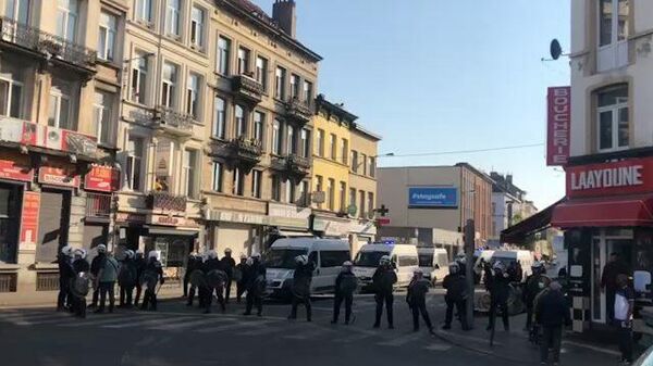 Полиция Брюсселя задержала участников беспорядков
