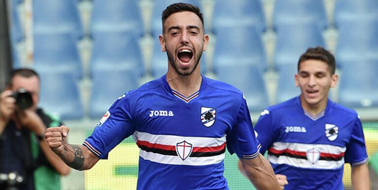 Бруну Фернандеш в составе Сампдории