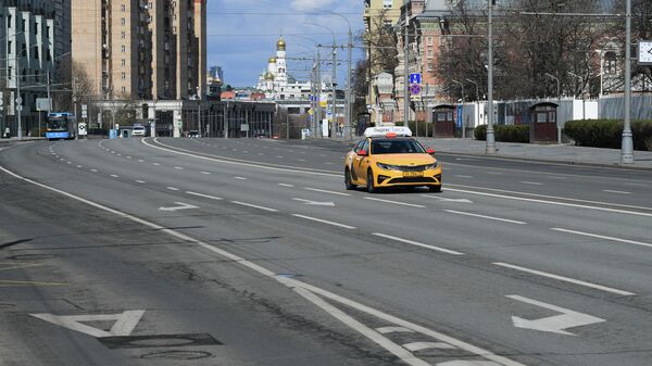 Автомобиль сервиса Яндекс. Такси в Москве