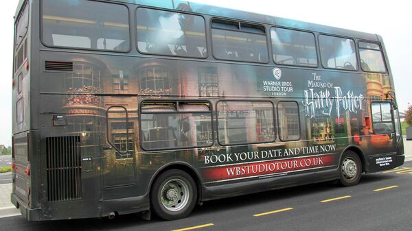 Автобус музея Гарри Поттера в Лондоне