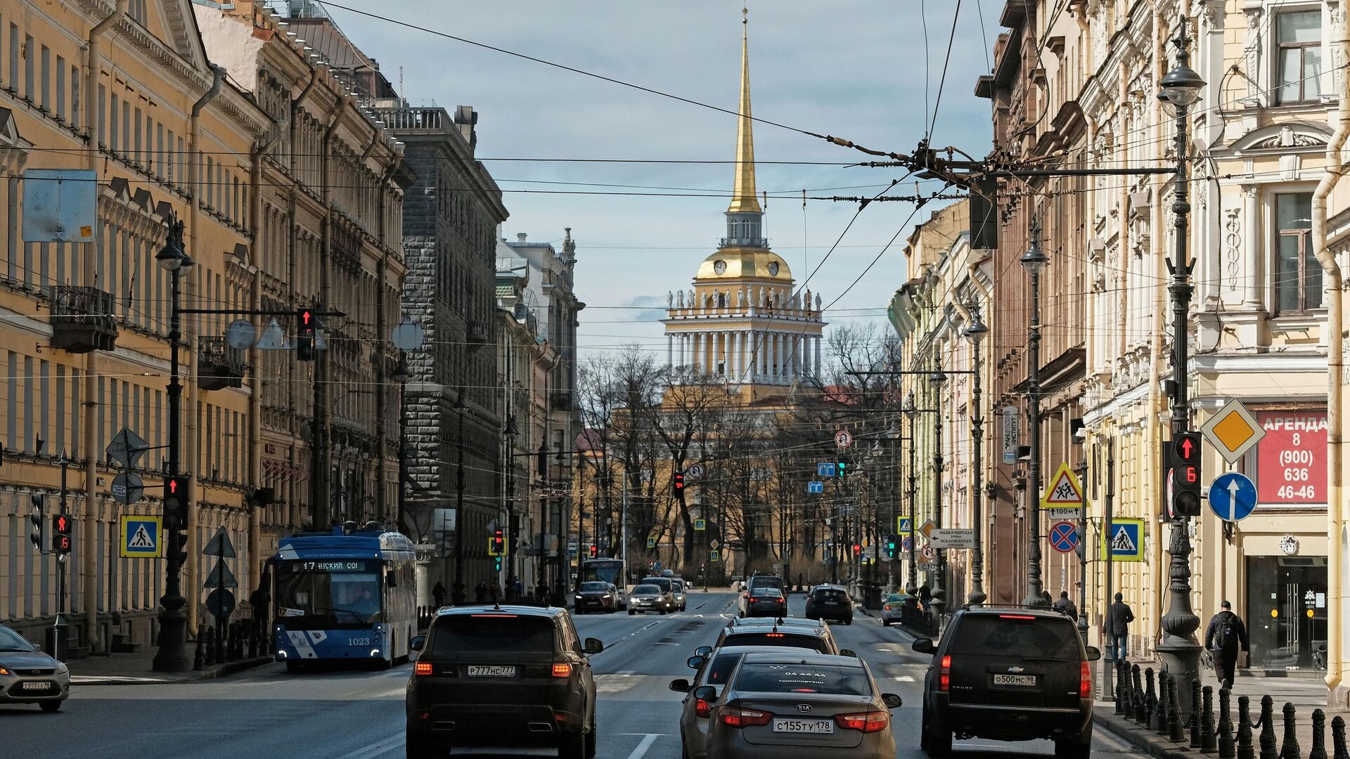 Невский проспект в Санкт-Петербурге - РИА Новости, 1920, 26.06.2024