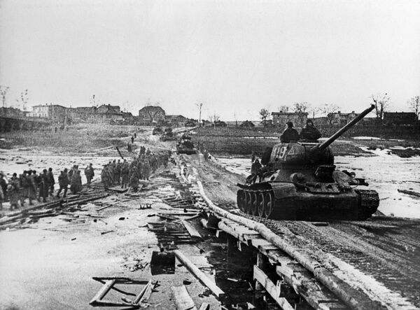 Берлинская наступательная операция. Советские войска на пути к Берлину