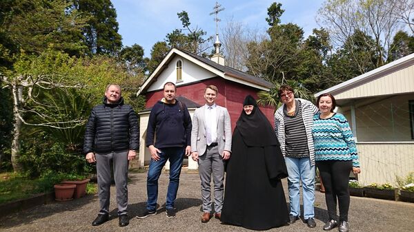 В монастыре Софии Премудрости Божией в префектуре Тиба, Япония