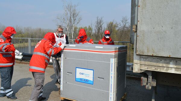 Завоз гуманитарного медицинского груза от МККК в ЛНР