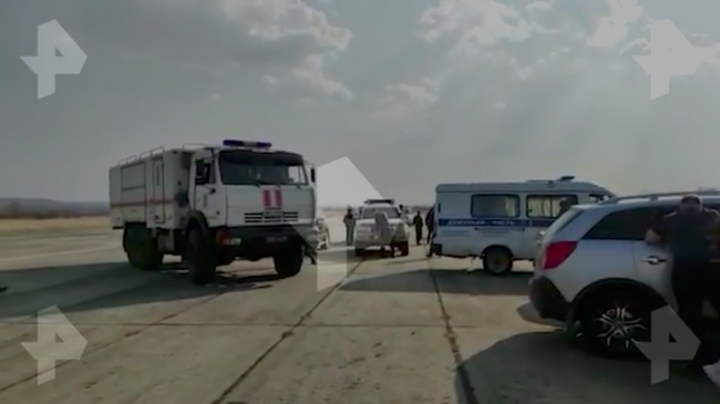 Опубликовано видео с места крушения самолета под Хабаровском