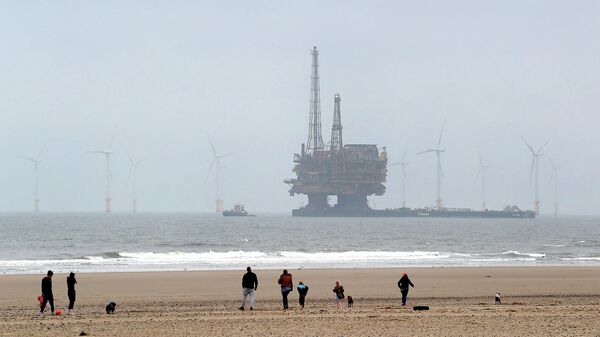 Добыча нефти марки Brent в Северном море