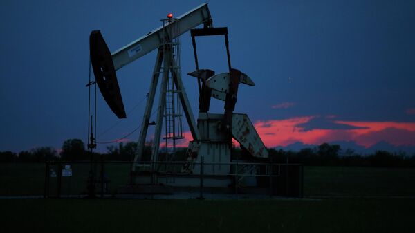 Нефтяной станок-качалка в Оклахома-Сити