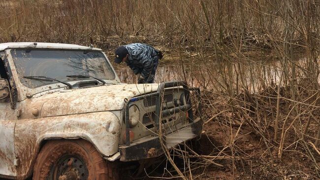 Автомобиль обнаруженный в Тоншаевском районе Нижегородской области